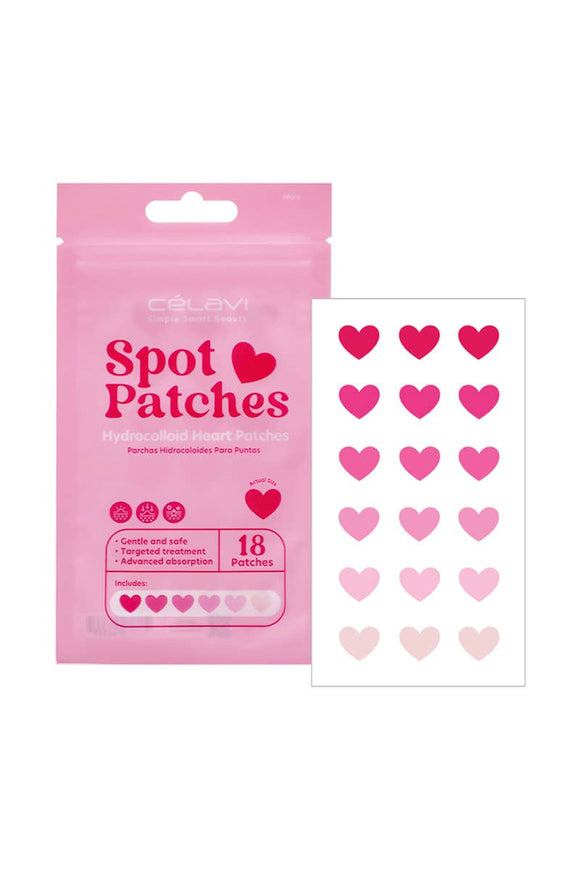 Celavi AP015 18pc Hydrocolloid Heart Acne Spot Patches - 12