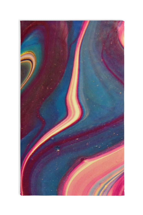 Blue Berry Abstract Hand Towel