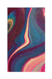 Blue Berry Abstract Hand Towel