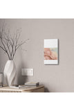 Mauve Abstract Canvas Stretched, 0.75"