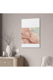 Mauve Abstract Canvas Stretched, 0.75"