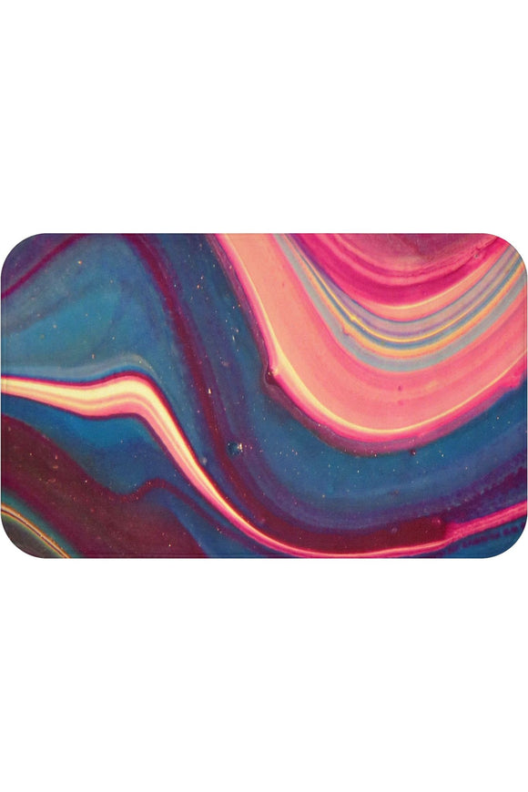 Blue Berry Abstract Bath Mat