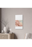 Mauve Abstract Canvas Stretched, 0.75"