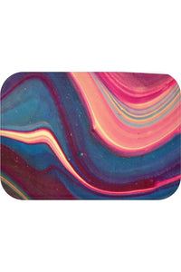 Blue Berry Abstract Bath Mat