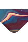 Blue Berry Abstract Bath Mat