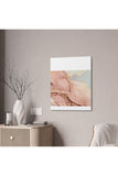 Mauve Abstract Canvas Stretched, 0.75"