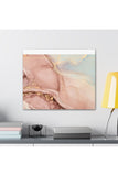 Mauve Abstract Canvas Stretched, 0.75"