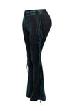 Fringe detailed pants: DENIM / L